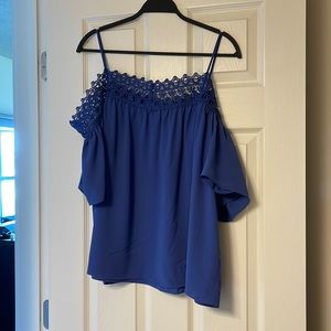 White House Black Market Off Shoulder Top Size XL